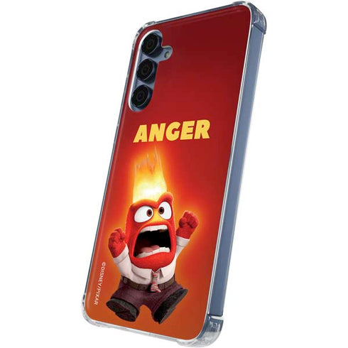 Disney Inside Out Anger Portrait Galaxy A35 5G Clear Case
